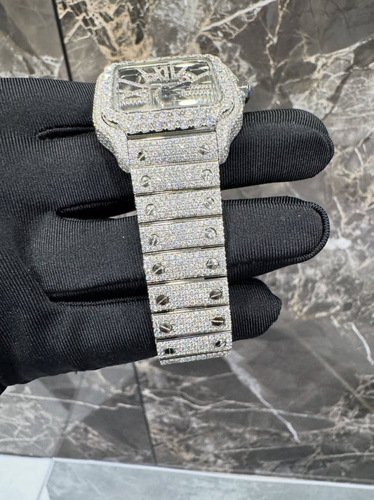 Montre Cartier Santos - Ice Skeleton By NCCO