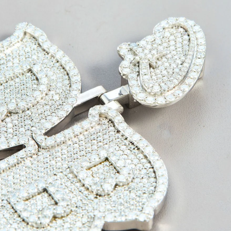 Pendentif Silver - DB Initial By NCCO