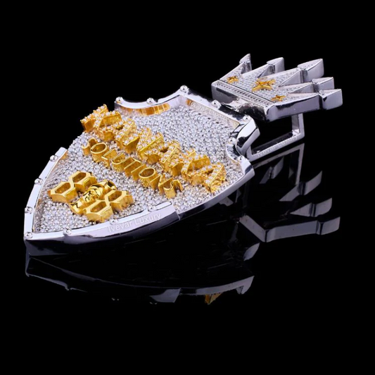 Pendentif Silver - Royal Shield Crown By NCCO