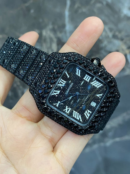 Montre Cartier Santos - Shadow Noir By NCCO