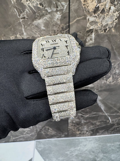Montre Cartier Santos - Ice Arabic By NCCO