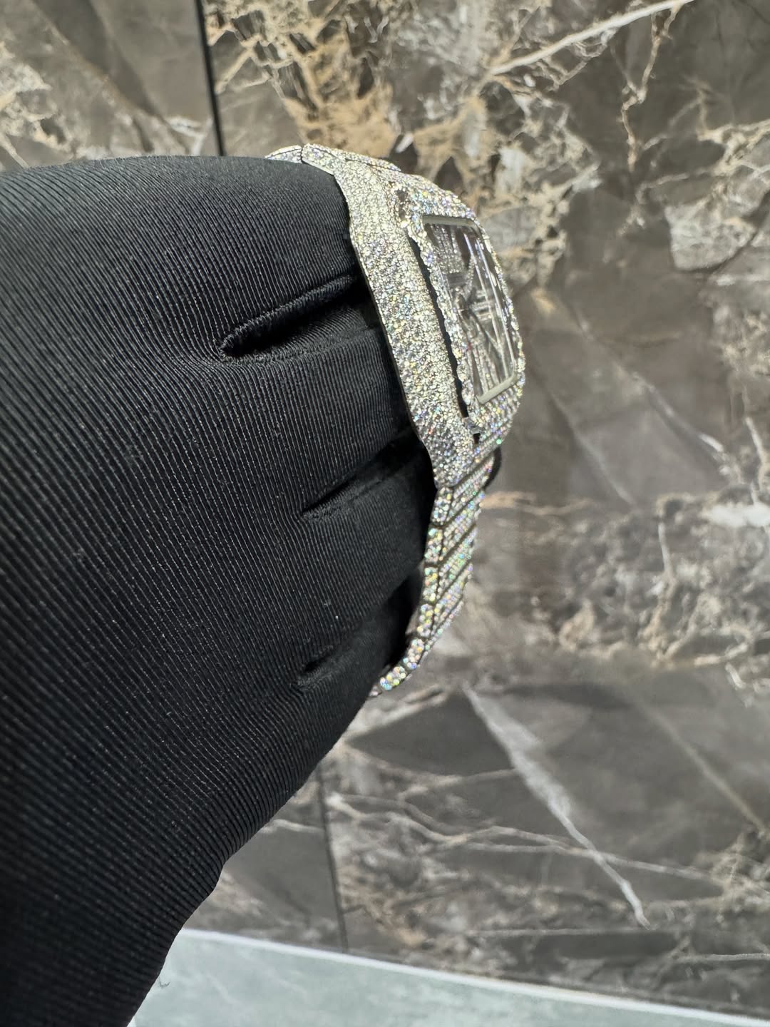 Montre Cartier Santos - Ice Skeleton By NCCO