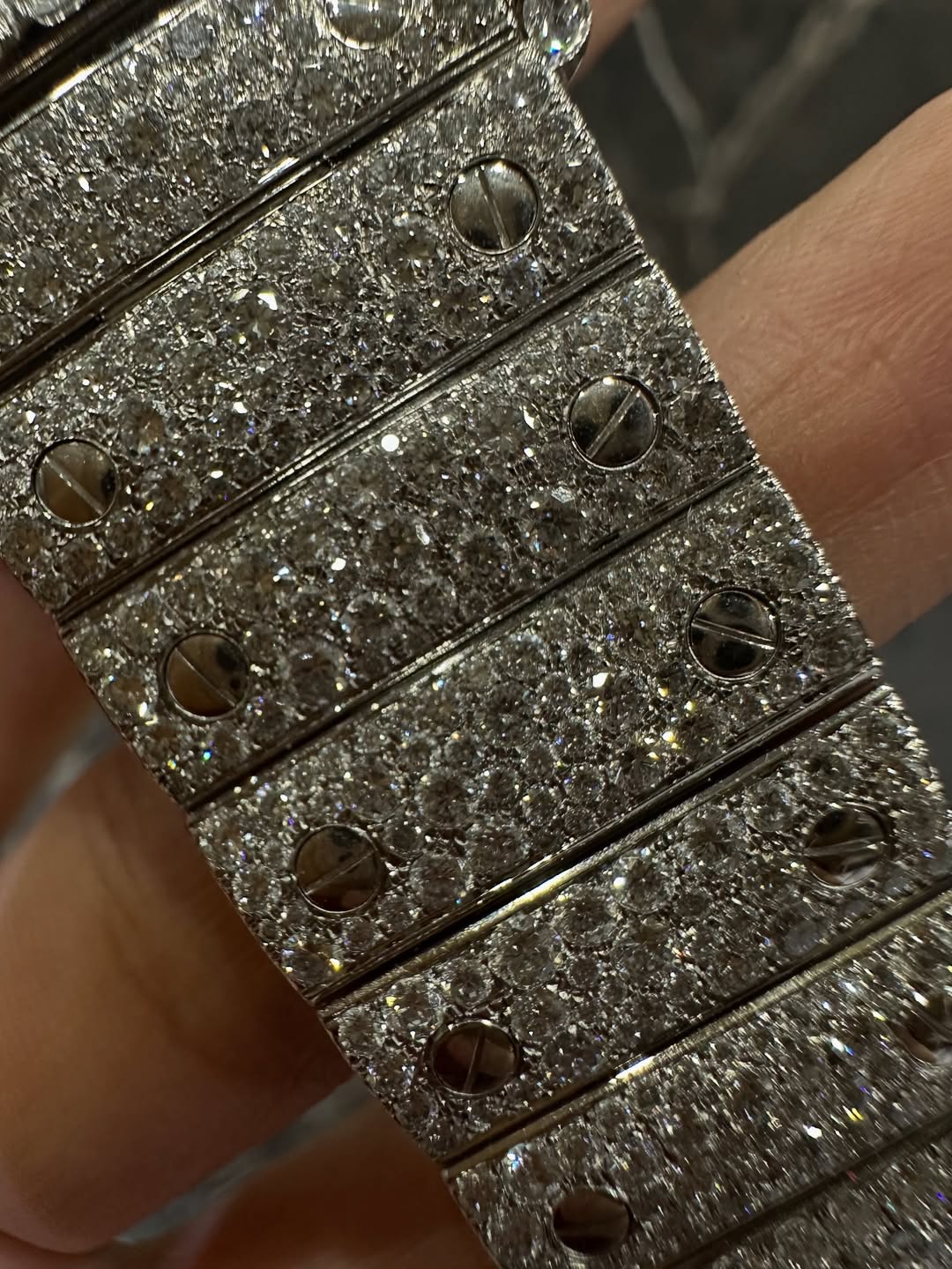 Montre Cartier Santos - Full Iced White Edition By NCCCO