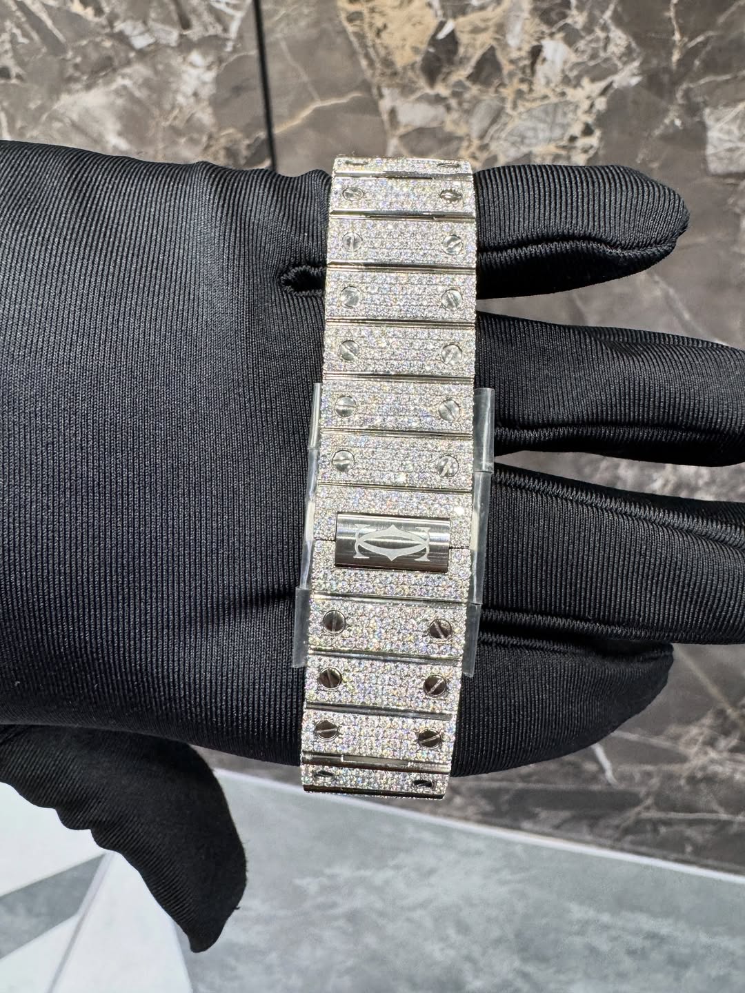 Montre Cartier Santos - Ice Skeleton By NCCO