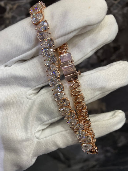 Bracelet TearCut - Or Rose By NCCO