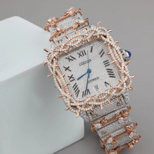 Montre Cartier Santos - Thorn Diamond By NCCO