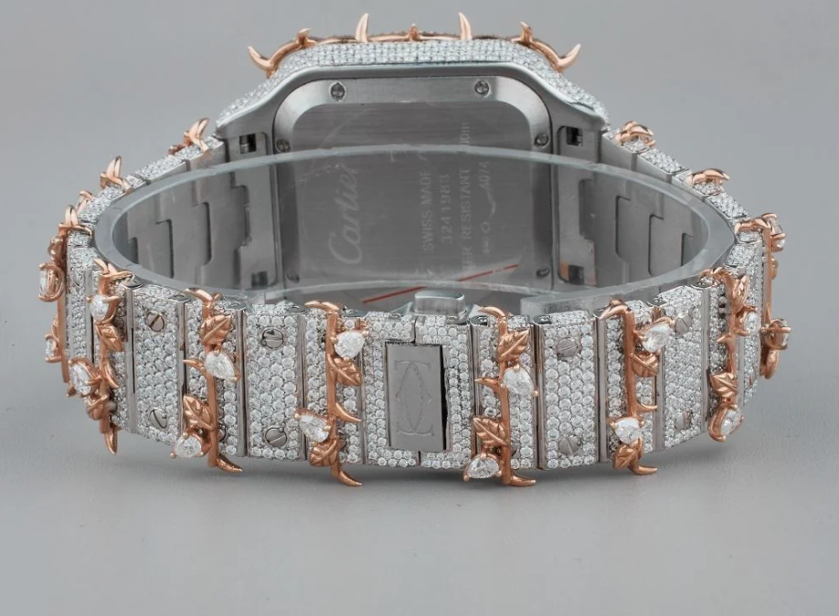Montre Cartier Santos - Thorn Diamond By NCCO