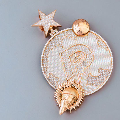 Pendentif Or Rose 18K - Galaxy By NCCO