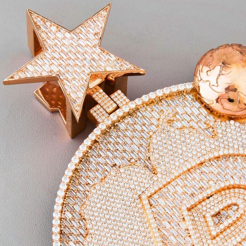 Pendentif Or Rose 18K - Galaxy By NCCO