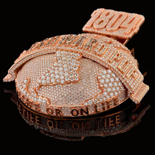 Pendentif Or Rose 18K - 1804 Broward Globe By NCCO