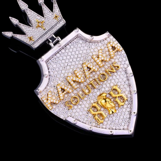 Pendentif Silver - Royal Shield Crown By NCCO